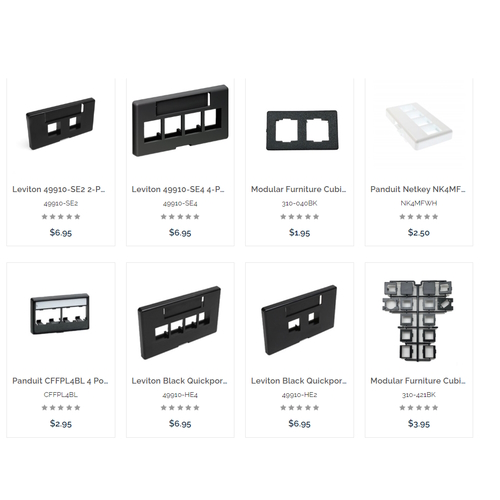 Why did modular furniture manufacturers like Steelcase, Haworth, HON, and Herman Miller not standardize on one type of cubicle data plate?