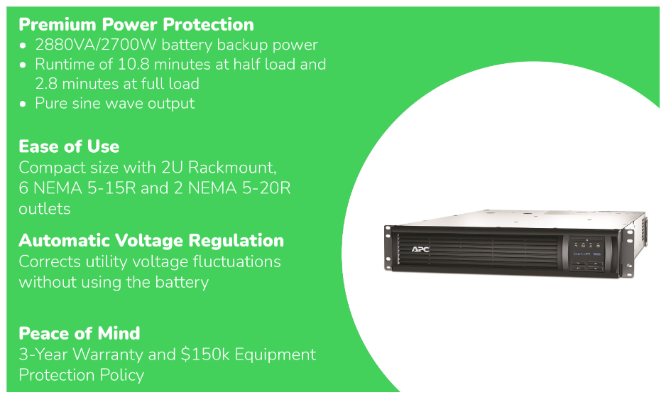 APC Smart-UPS SRT 3000VA RM - Onduleur (montable sur rack / externe) - CA  220/230/240 V 