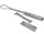 Drop Wire Clamp 6-Pair Stainless Steel Dimpled Shim