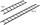 CLB-10 Cable Ladder Runway 12" W x 10' L,  Black Finish