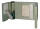 1890ECS1-100 100 Pair 710 Termination in -66 out w/ Splice Chamber & Cover Building Entrance Protector circa