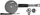 BBR-EW-25 #6 Bond Braid with 1/4" Eyelets, 3" Spacing, Web Insulator, 25 Feet EM2030