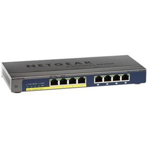 Switch NETGEAR ProSafe 8 Porte Gigabit Con 4 PoE – GS108PE, Semi-gestito
