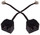 Two Way Telephone Handset Splitter Headset Y