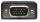 15' SVGA Monitor Cable HD15 Male to HD15 Female with Ferrite Cores