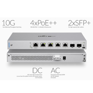 Ubiquiti | US-XG-6POE | 10 Gigabit | 6-Port | 802.3bt | UniFi | Switch