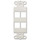 4 Cavity Decora Keystone Insert
