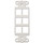 6 Cavity Decora Keystone Insert