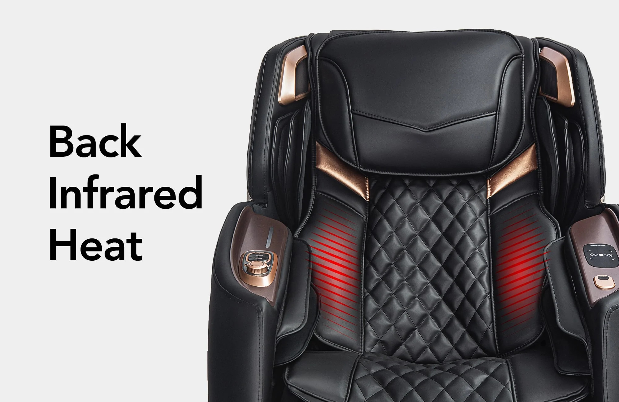 AmaMedic Juno II Massage Chair, Back Infrared Heat