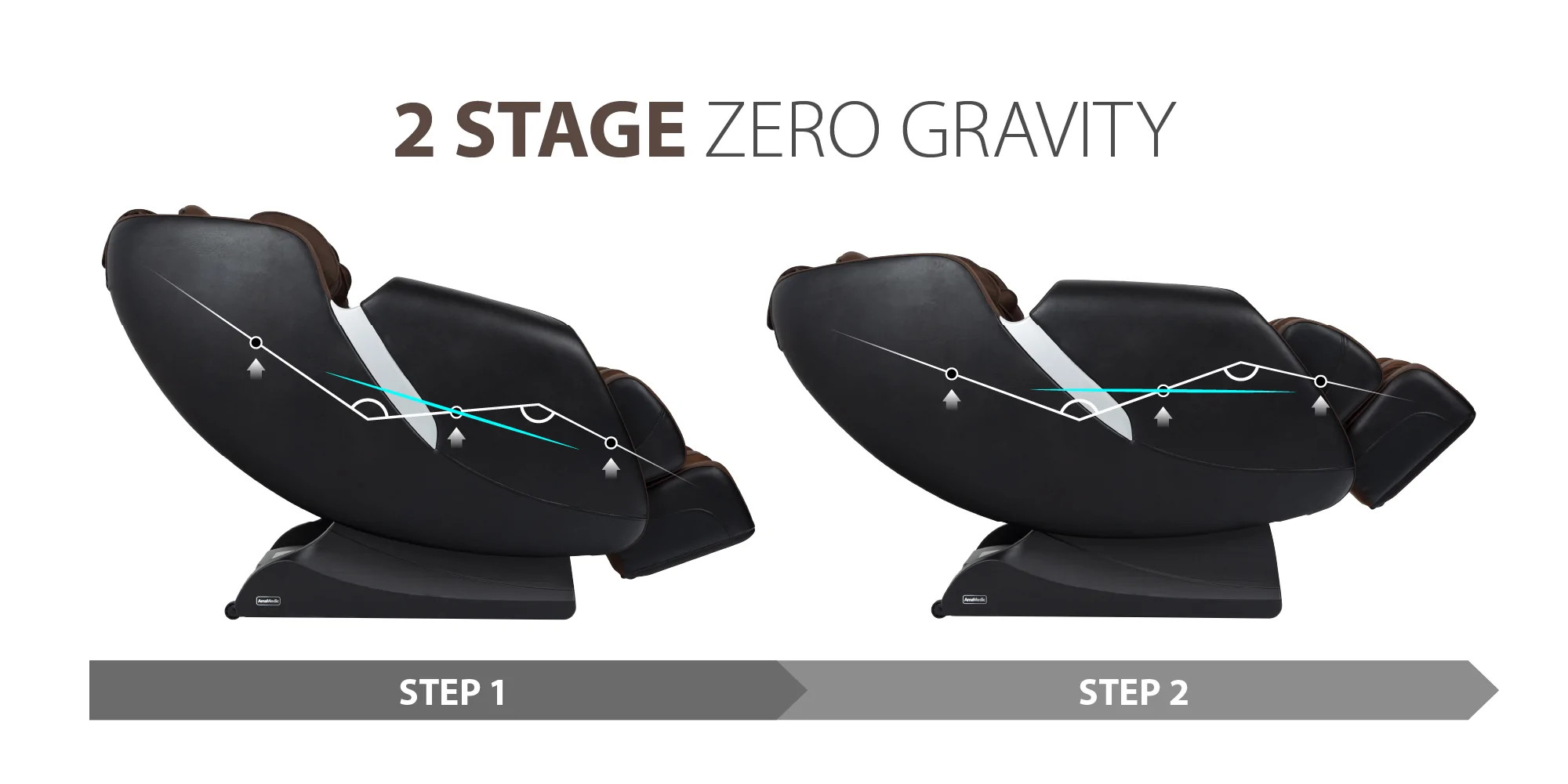 AmaMedic R7 Massage Chair, 2 Stage Zero Gravity