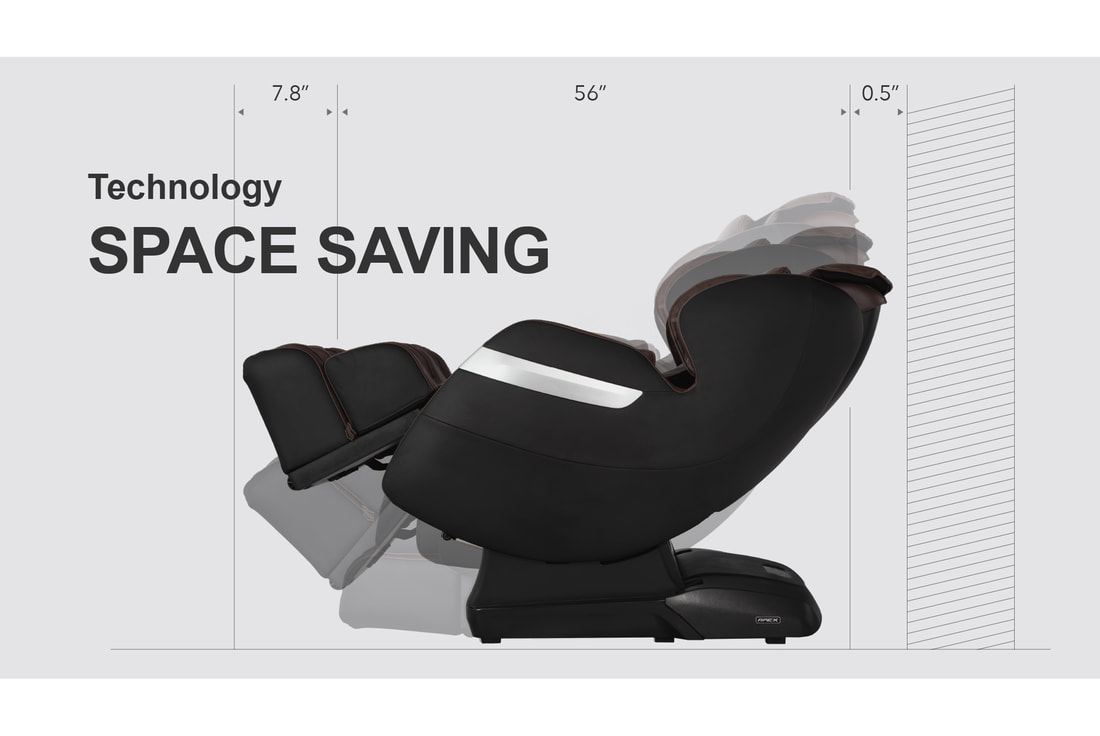 APEX BONITA Massage Chair, Space Saving Technology