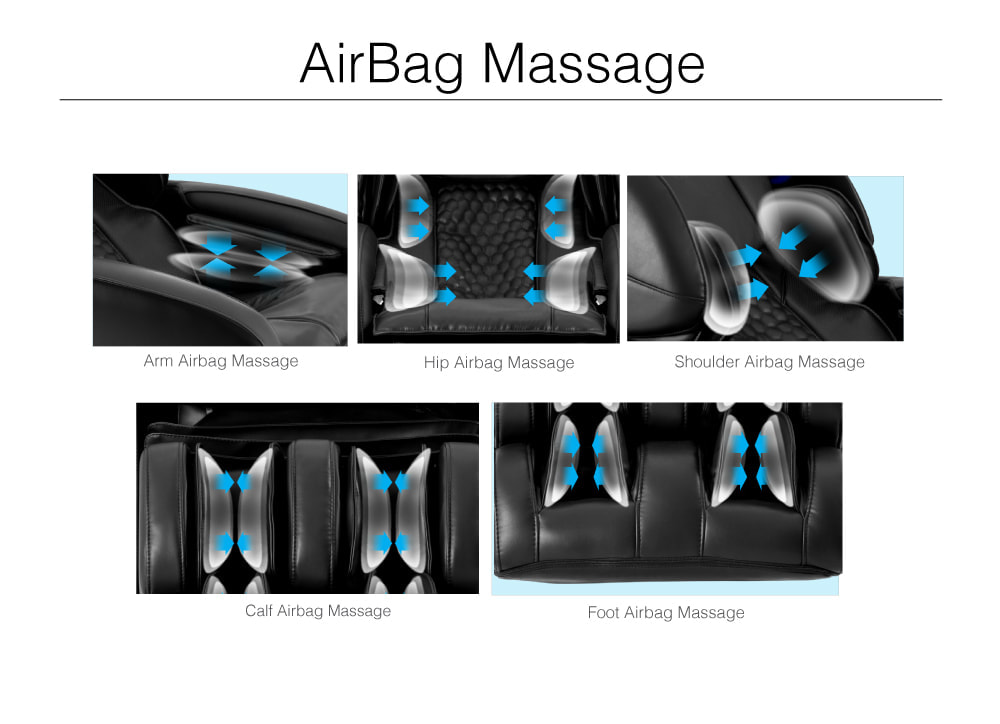 Osaki OS-Pro Alpina Massage Chair, Airbag Massage