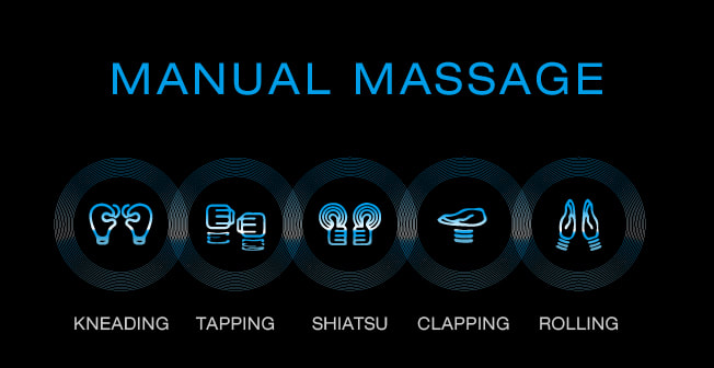 Osaki OS-Pro Soho Massage Chair, Manual Massage