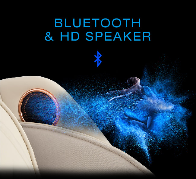 Osaki OS-Pro Soho Massage Chair, Bluethooth Speaker