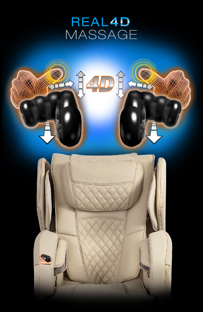 Osaki OS-Pro Soho Massage Chair, Resl 4D Massage