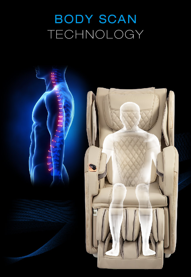 Osaki OS-Pro Soho Massage Chair, Body Scan Technology