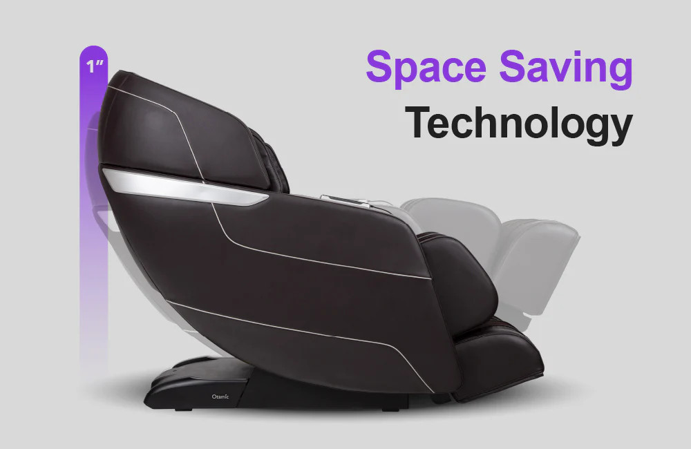 Otamic 3D Icon II Massage Chair, Space Saving Technology