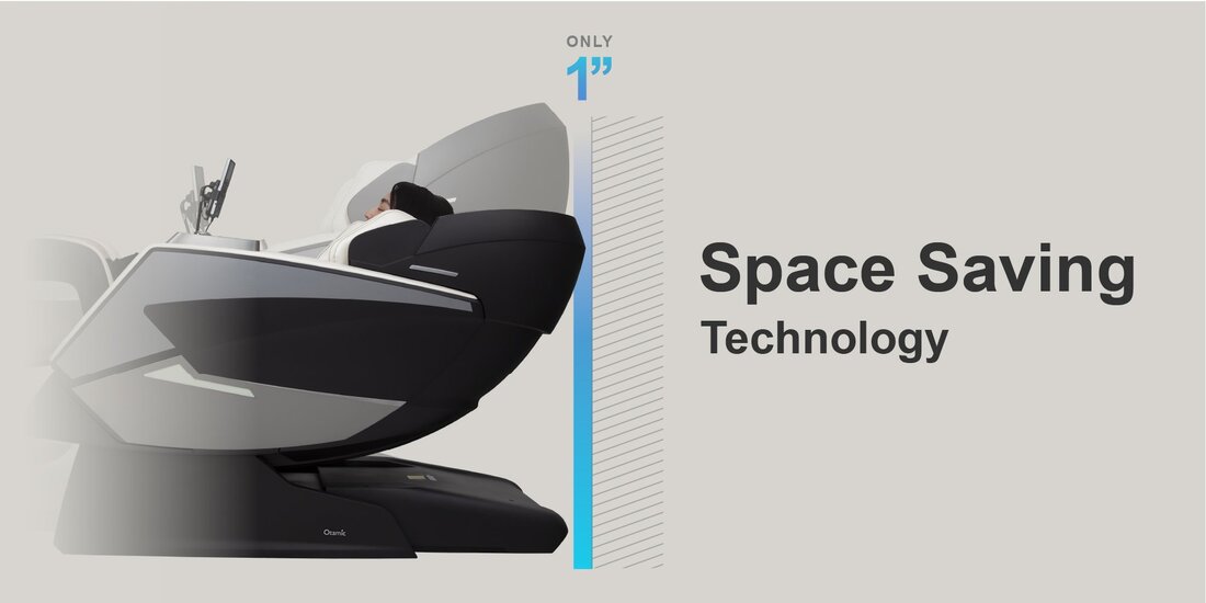 Otamic 4D Sedona LT Massage Chair, Space Saving Technology