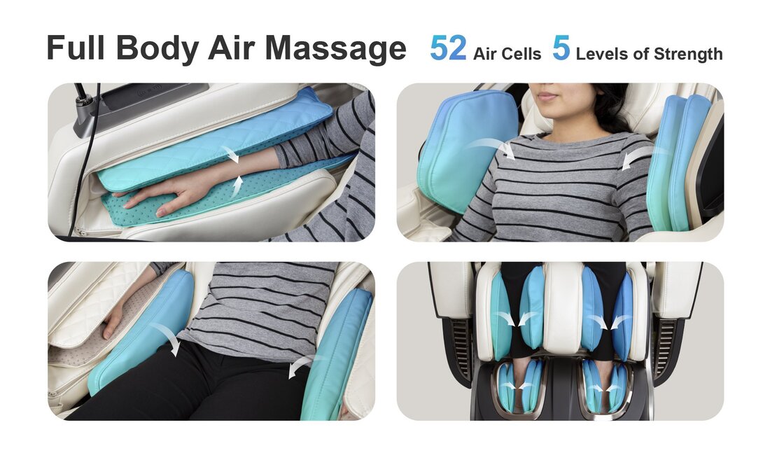 Otamic 4D Sedona LT Massage Chair, Full Body Air Massage