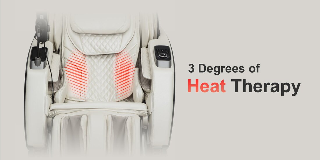 Otamic 4D Sedona LT Massage Chair, Degrees of Heat Therapy