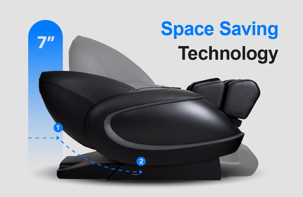 Titan 4D Fleetwood LE Massage Chair, Space Saving Technology​