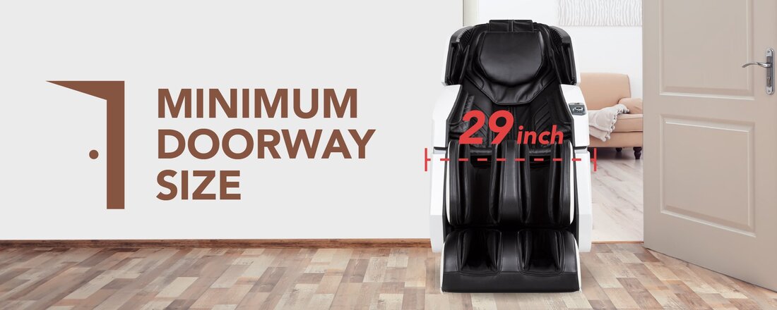 Titan Summit Flex Massage Chair, Minimum Doorway Size