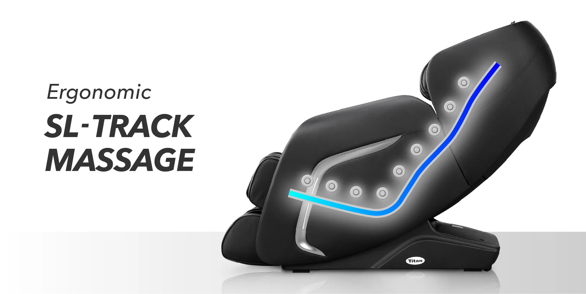 Titan TP-Cosmo Massage Chair, Ergonomic SL-Track Massage