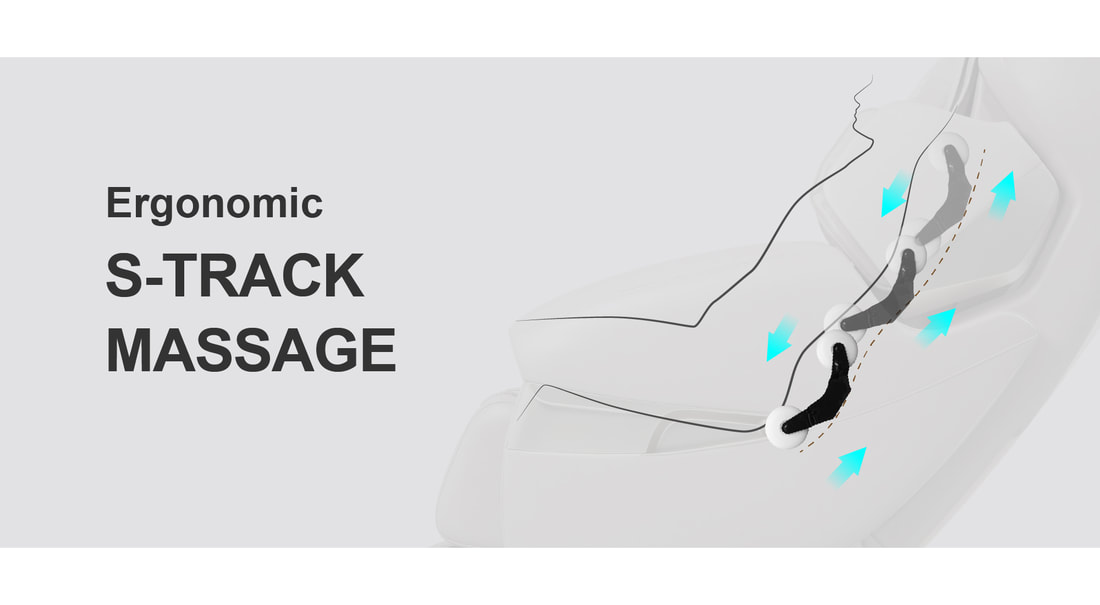 INFINIX Deluxe Massage Chair, Ergonomic S-Track Massage