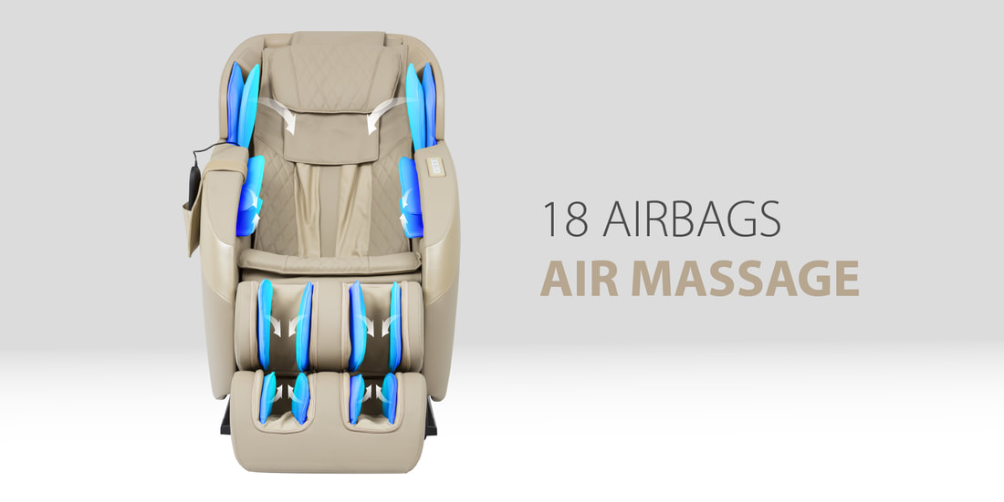 INFINIX Deluxe Massage Chair, 18 Airbags Air Massage