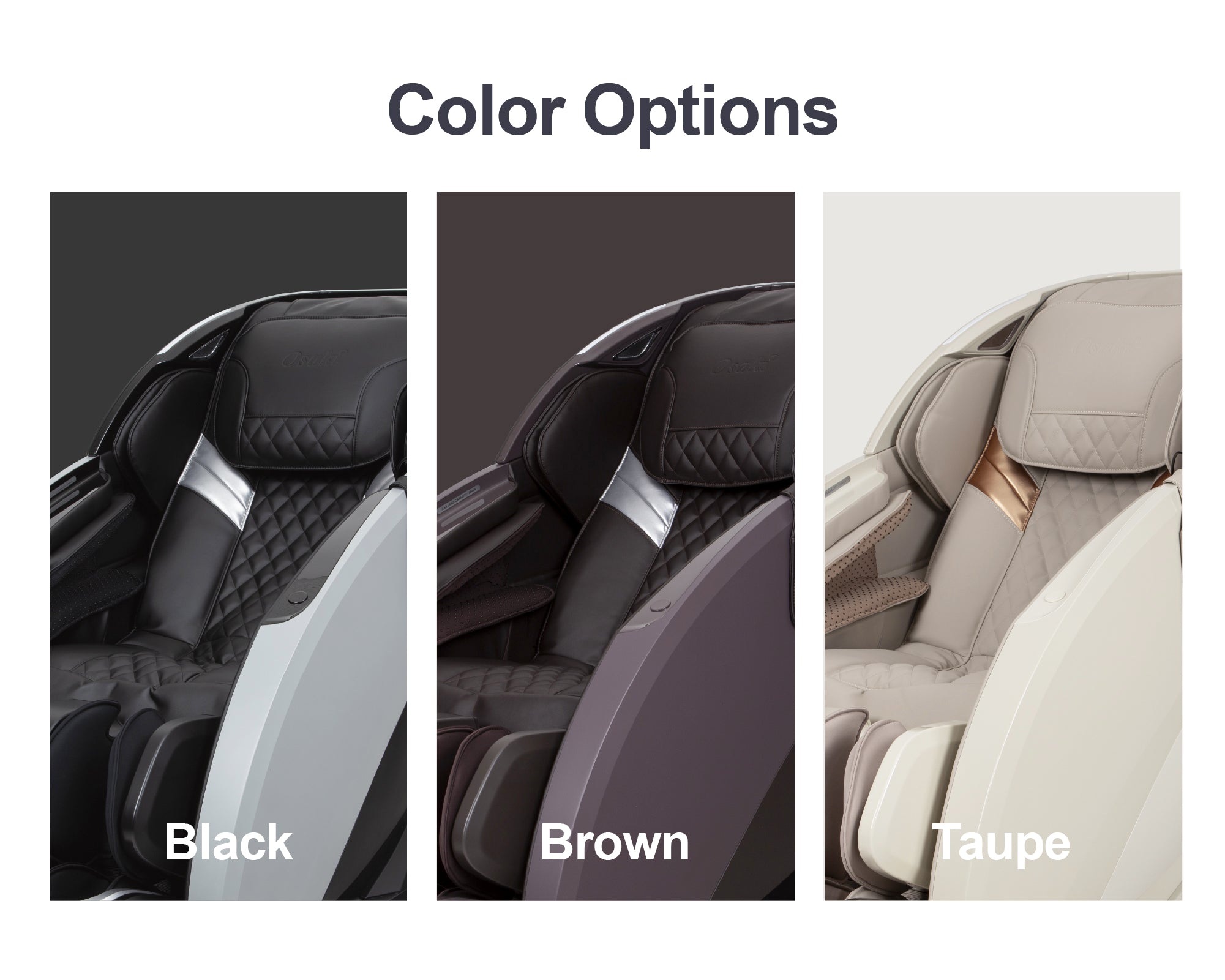 Osaki OS-Pro 3D Tecno Full Body Massage Chair, Colors