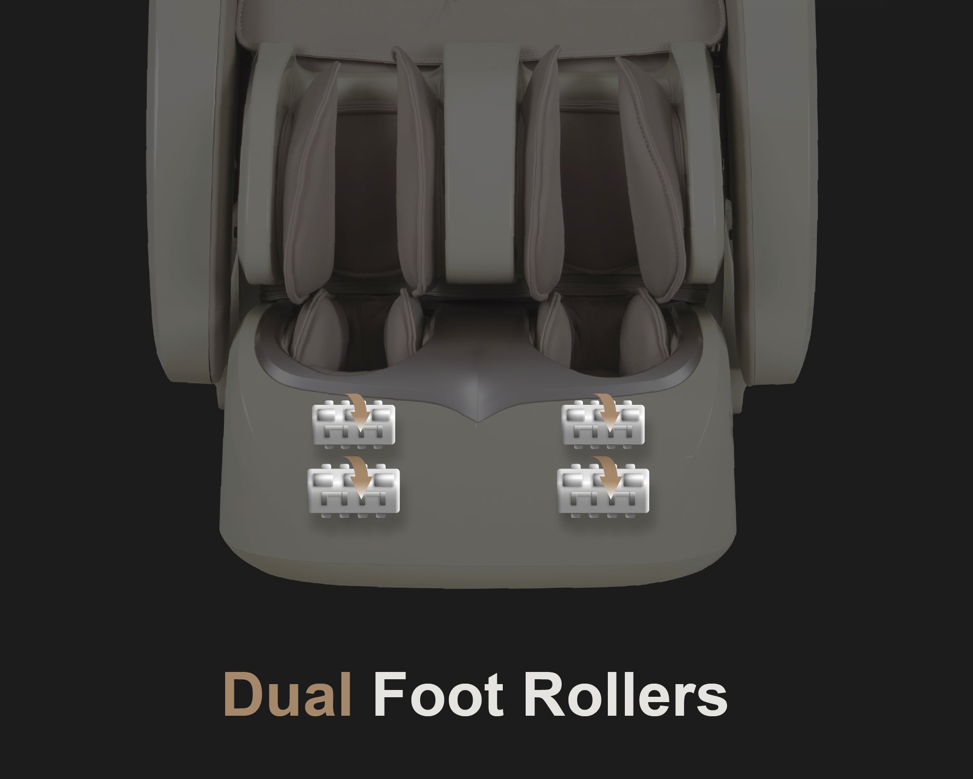 Osaki OS-Pro 3D Tecno Full Body Massage Chair, Dual Foot Rollers