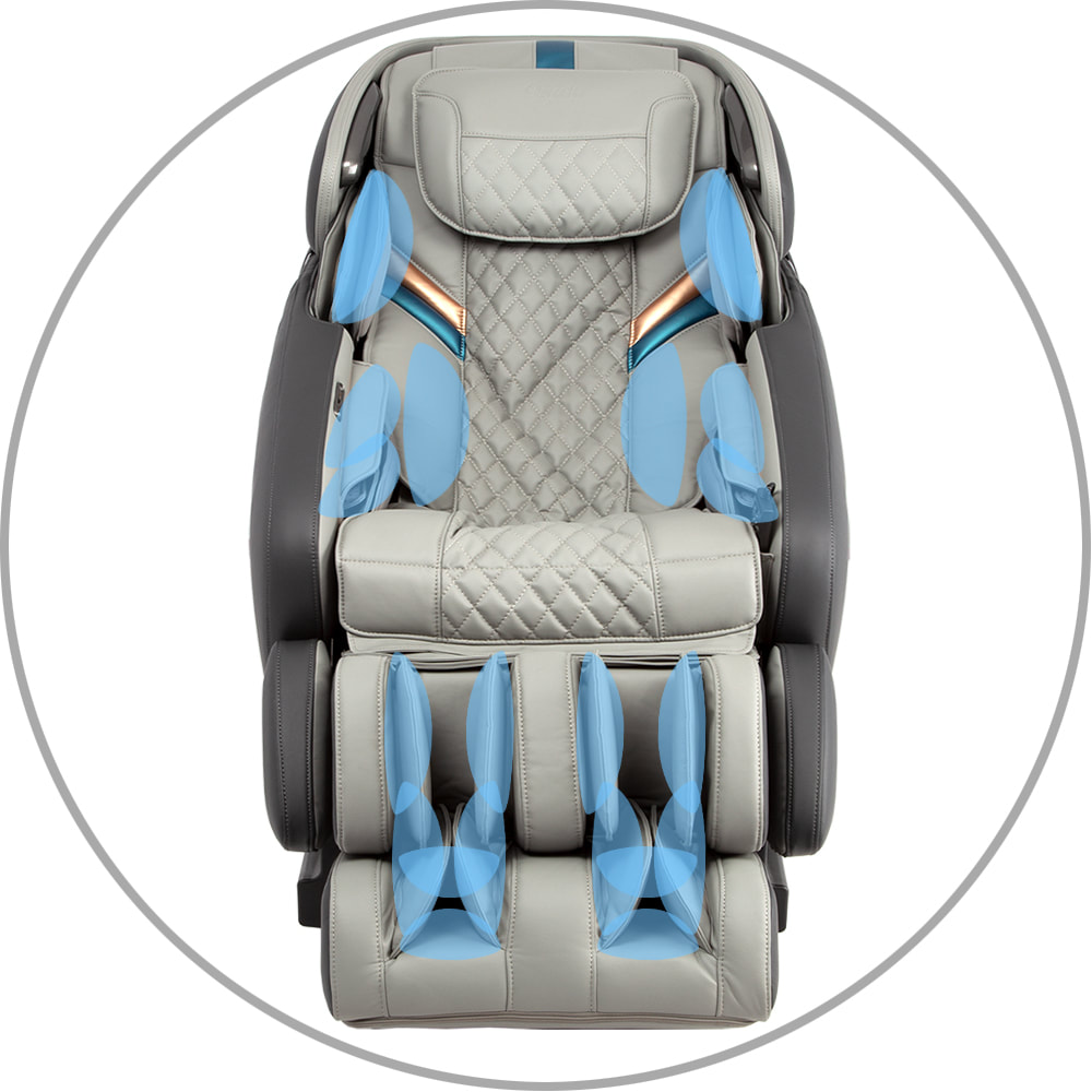 Osaki OS-Pro Admiral Full Body Massage Chair, ​Full Body Air bag massage