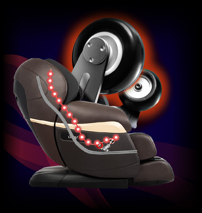 ​Osaki Pro OS-4D Paragon Full Body Massage Chair, ​Heated Back Roller Massage