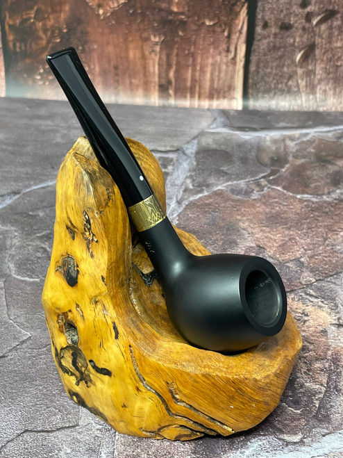 Vauen Jay 166 Smooth Black Apple Briar Pipe