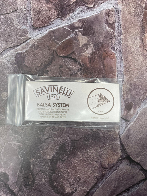 Savinelli 6mm Balsa Filters - 20 Pack