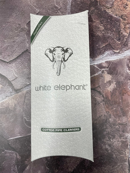 White Elephant Cotton Pipe Cleaners