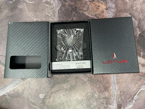  Lotus Deception Technicolor 62 Ring Gauge Cigar Cutter 