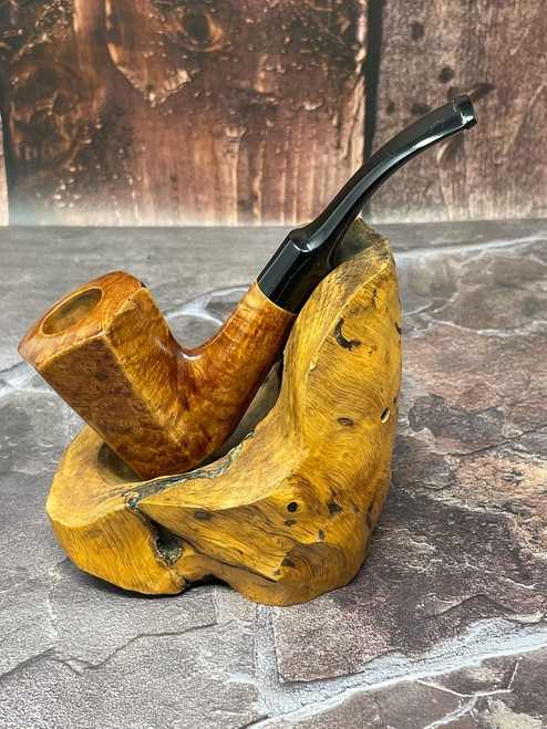 Pipe Palace Pipes Bent Paneled Sitter Briar Pipe