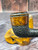 Calich 96 EE Handmade Briar Pipe Made in Canada - Two-Tone Rusticated