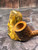 Ardor DR Urano Ninfea Sandblasted Briar Pipe Silver Spigot Billiard