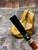 Vintage Caricchi CC Bent Dublin Smooth Tobacco Pipe | Handmade Italy Estate Pipe with Stunning Flame Grain & Black Stem