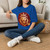 Crowned Lion with Pipe T-Shirt | Regal Lion Tee