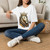 Crowned Lion Smoking a Pipe T-Shirt — Regal Vintage Lion Tee