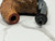 Caminetto Business KS 140 – Rusticated Bent Dublin Estate Tobacco Pipe, Handmade in Italy