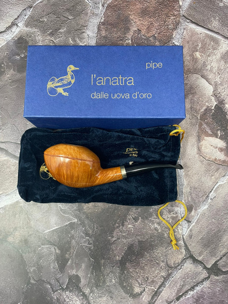 L'Anatra 2 Egg Gigante Freehand Briar Pipe