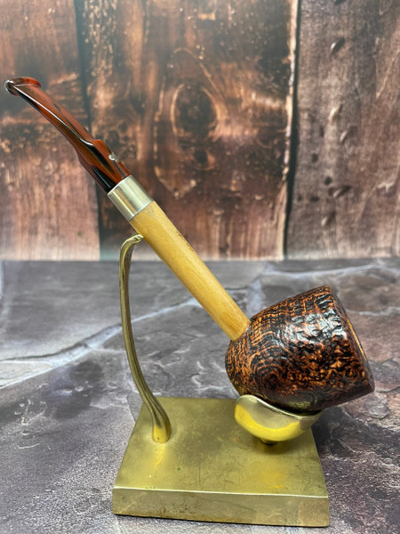 Luigi Viprati Sandblasted Briar Pipe