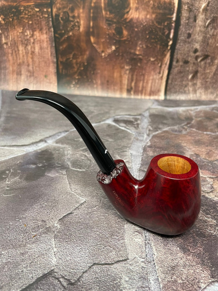 Caminetto Red Bent Billiard 34 Gr. 5 Briar Pipe