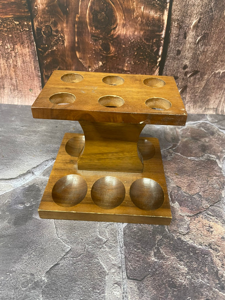 Fairfax 6 Pipe Wooden Pipe Rack