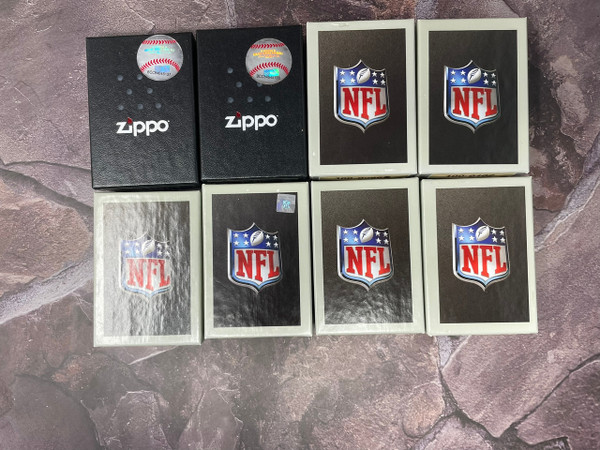  Zippo Lighter NFL/MLB Cases 