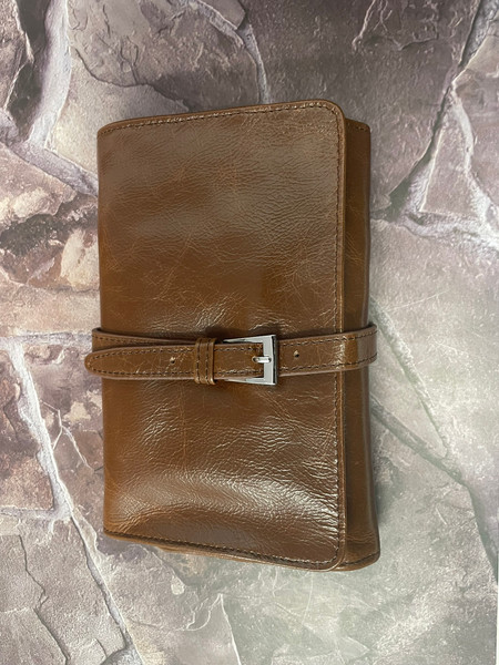 Cobblestone Leather Belt Pipe Pouch